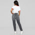 Ripped big hole fashion Jeans Women High Waist skinny pencil Denim Pants Elastic Stretch sexy slim fit gray Jeans women S-2XL - ROUTINE FASHION